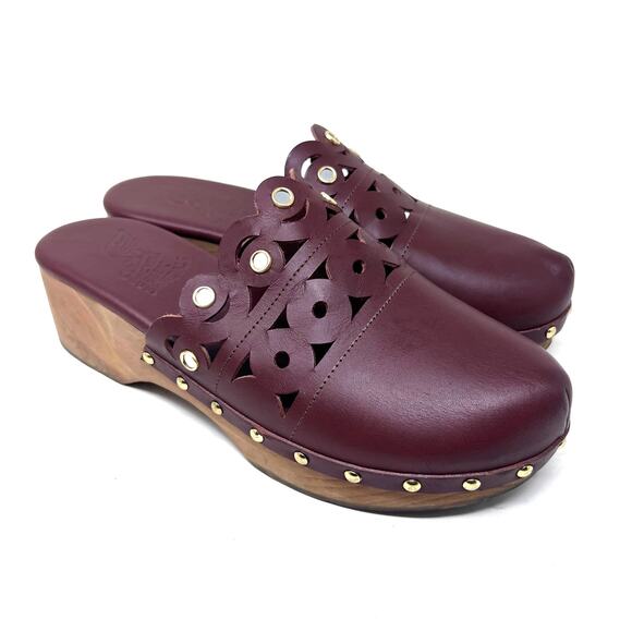 Ancient Greek Sandals Women's Size 9 Greco Closed Clogs Chestnut EU Size 40 - Picture 1 of 9